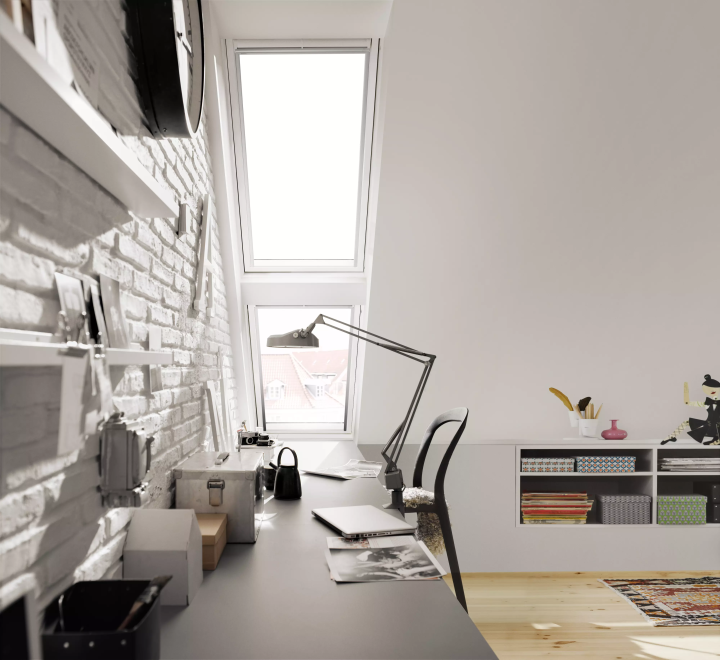 Pose d'accessoires Velux® : stores, moustiquaires et domotique.