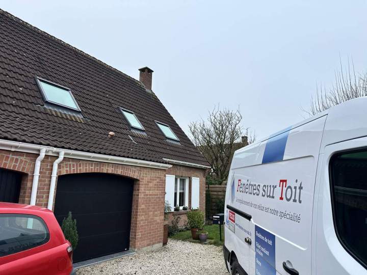 Replacement de fenêtres de toit Velux Villeneuve d'Ascq