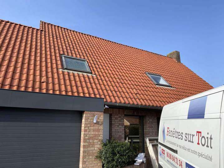 Pose de fenêtres de toit Velux Villeneuve-d'Ascq